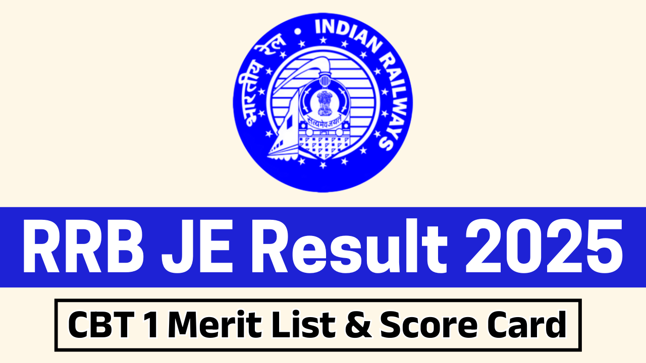 RRB JE Result 2025