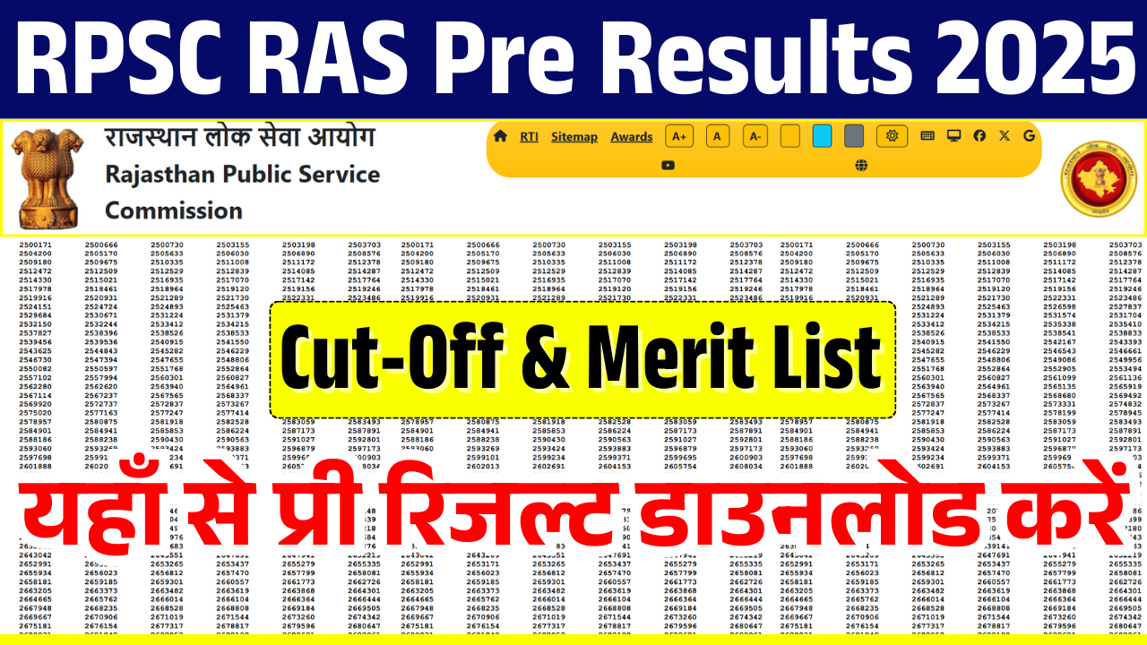 RPSC RAS Result 2025